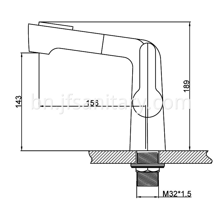 JF-9113-C Dimension drawing